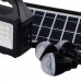 Многофункциональный LED фонарь Cclamp GD-101 с солнечной панелью, 3 лампочки, повербанк