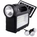 Многофункциональный LED фонарь Cclamp GD-101 с солнечной панелью, 3 лампочки, повербанк