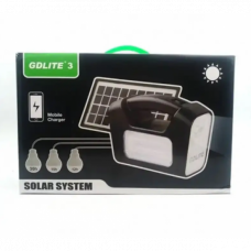 Многофункциональный LED фонарь Cclamp GDLite GD3 с солнечной панелью, 3 лампочки, повербанком