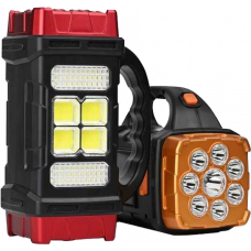 Аккумуляторный LED фонарь Hurry Bolt HB-1678 аварийный светильник с солнечной панелью