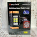 Аккумуляторный LED фонарь Hurry Bolt HB-1678 аварийный светильник с солнечной панелью