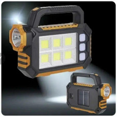 Фонарь переносной HS-8029-1-А, power bank, Li-Ion акб, 57 ярких SMD  LED, солнечная батарея, USB зарядка