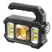 Ручной светодиодный аккумуляторный фонарь лампа Multifunctional portable lamp KJ-208 с функцией павербанка