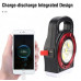 Мультифункциональный кемпинговый фонарь Hurry-bolt HB-6678C 20W с солнечной панелью и фукцией павербанка