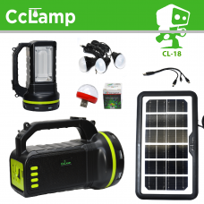 Автономная система освещения на солнечной батарее CCLAMP CL-18  5 в1 10w