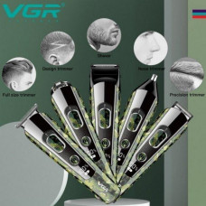 Профессиональная машинка для стрижки VGR V-102 беспроводная машинка триммер для стрижки волос усов бороды