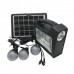 Переносной светодиодный фонарь Solar light system CL-28 с солнечной панелью 3-мя лампочками
