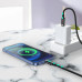 Кабель USB - Type-C 40W 5A 1.2m KAKU KSC-599 Save Series с дисплеем