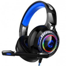 Игровые наушники A60 накладные с микрофоном и подсветкой для компьютера и консолей 30Вт 32Ом 20Гц-20кГц
