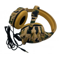 Игровые наушники ARMY-98 A Camouflage с микрофоном проводные