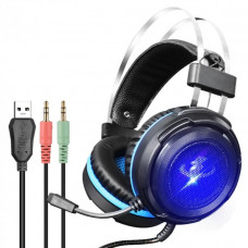 Наушники проводные с микрофоном G5S USB+3.5mm Double Plug