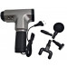 Мышечный массажер для тела ручной 220V портативный 4 насадки Fascial Gun RF-709