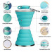 Складная силиконовая бутылка Folding travel water cup