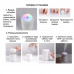 Ультразвуковой увлажнитель воздуха с подсветкой W-261 USB Colorful Humidifier 300 мл