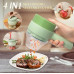 Многофункциональный ручной электрический резак для овощей 4 в 1 Food Chopper Catling