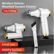 Автомобильный складной портативный беспроводной пылесос 2 in 1 Vacuum Cleaner