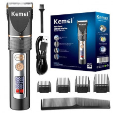 Аккумуляторная машинка для стрижки волос Kemei KM-5073