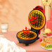 Вафельниця міні для бельгійських вафель Mini Waffle Maker Kucall