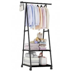 Універсальна міцна підлогова пересувна вішалка для одягу Coat Rack