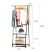Універсальна міцна підлогова пересувна вішалка для одягу Coat Rack