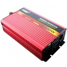 Инвертор преобразователь тока RD 2500W преобразовывает электричество DC/AC из 12В в 220В