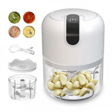 Портативный блендер мини-измельчитель для продуктов micro-USB белый Food processor