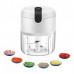 Портативный блендер мини-измельчитель для продуктов micro-USB белый Food processor