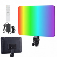 Цветная студийная LED лампа заполняющий RGB свет для камер и фотоаппаратов PM36RGB