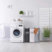 Корзина для белья Laundry Basket раскладная с 3 отсеками для сортировки вещей 3-х цветная