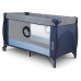 Манеж кроватка Lionelo Sven Plus blue navy с пелинатором, москиткой, капюшоном, игрушками