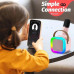 Портативная Bluetooth колонка с микрофоном K12 Беспроводная Мини караоке с RGB подсветкой для детей