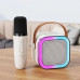 Портативная Bluetooth колонка с микрофоном K12 Беспроводная Мини караоке с RGB подсветкой для детей