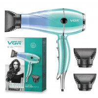 Фен для сушки укладки волос VGR V-452 электрофен с двумя концентраторами 2400 Вт