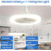 Электрический вентилятор с пультом дистанционного управления Multi-Function Fan Light CHP-006 2835