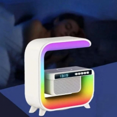 Ночник аккумуляторный RGB G3 с беспроводной зарядкой и Bluetooth колонкой