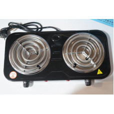 Электроплита 2 комфорки спираль Domotec DT-1015 2000w