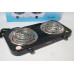 Электроплита 2 комфорки спираль Domotec DT-1015 2000w