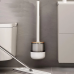 Туалетный ершик Wenko Toilet Brush для унитаза, силиконовая щётка, с настенным держателем Белый 36х10х4,5 см
