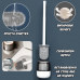 Туалетный ершик Wenko Toilet Brush для унитаза, силиконовая щётка, с настенным держателем Белый 36х10х4,5 см