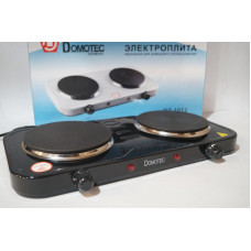Электроплита 2 комфорки Domotec DT-1012 2000w