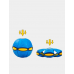 Мяч Flat Ball или летающий дискошар «нло» для игр на улице с фрисби