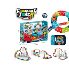 Автомобильная гоночная трасса с машинкой Cheangeble Track 138 pcs