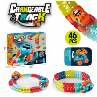 Автомобильная гоночная трасса с машинкой Cheangeble Track 46 pcs