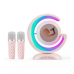 Ночник-лампа с беспроводной Bluetooth колонкой Lightshow с ДВУМЯ микрофонами YS-110