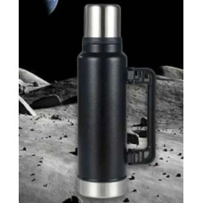 Чашка термос для напитков 1400 мл Classic 970 Большой термос для чая со складной ручкой