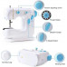 Машинка швейная MINI SEWING MACHINE круглая вилка LY-101, портативная швейная машинка