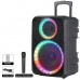 Переносная акустическая система SURFACE NDR-612 (12"x1) (30W) (Беспроводной Микрофон + пульт) 2400mAh