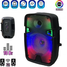 Переносная акустическая система MEGAFOX OTY-809 (8"x1) (10W) (Беспроводной Микрофон + пульт) 2400 mAh