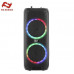 Переносная акустическая система SURFACE RX-6268B (6.5"х2) (10W) (Проводной микрофон) (2400mAh) (Пульт)
