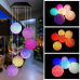 Светодиодная уличная гирлянда, на солнечной батарее, RGB, хрустальные шары